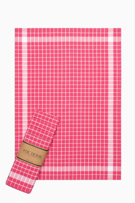 Hermia Kareli - Juego de 5 toallas de mano Rosa Hermia Kareli - Juego de 5 toallas de mano Rosa